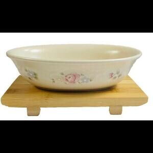 ❤️SOLD❤️Vintage Pfaltzgraff Tea Rose Oval Serving Bowl 8 inches Long 5.5 Retired